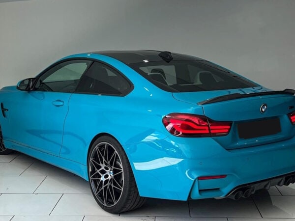 Bmw f82 m4 cs style carbon fiber boot spoiler