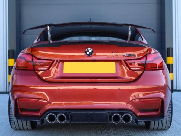 Bmw f80 f82 m3 m4 vrs gt style carbon fiber wing boot spoiler