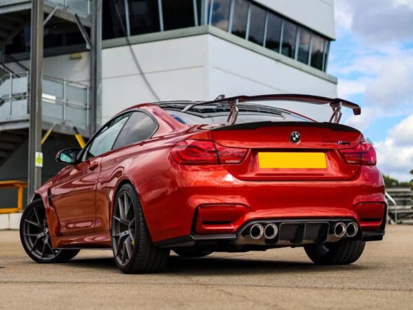 Bmw f80 f82 m3 m4 vrs gt style carbon fiber wing boot spoiler