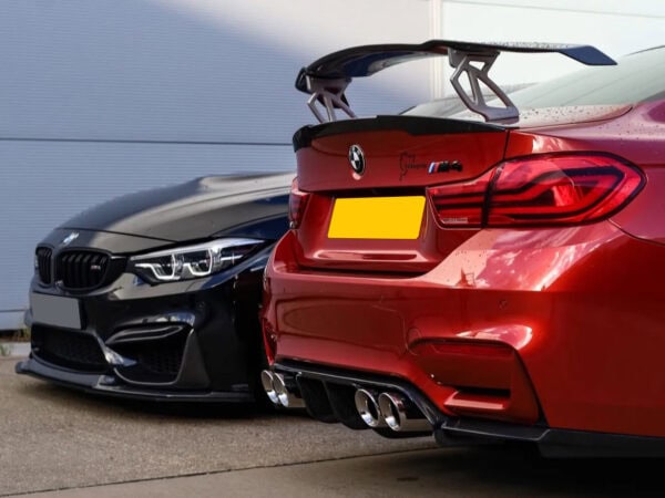 Bmw f80 f82 m3 m4 vrs gt style carbon fiber wing boot spoiler