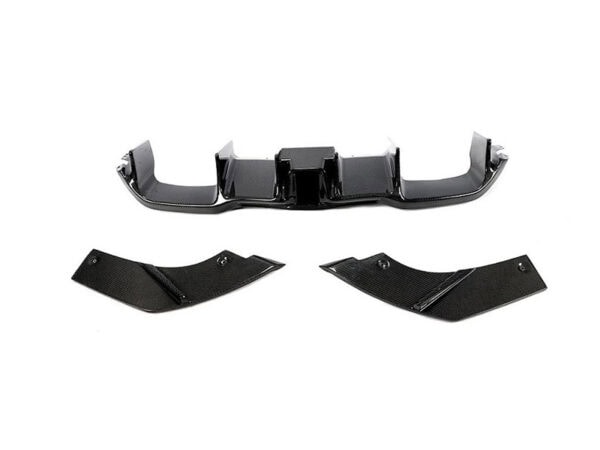 Bmw f87 m2 dtm style carbon fiber f1 led rain light rear diffuser