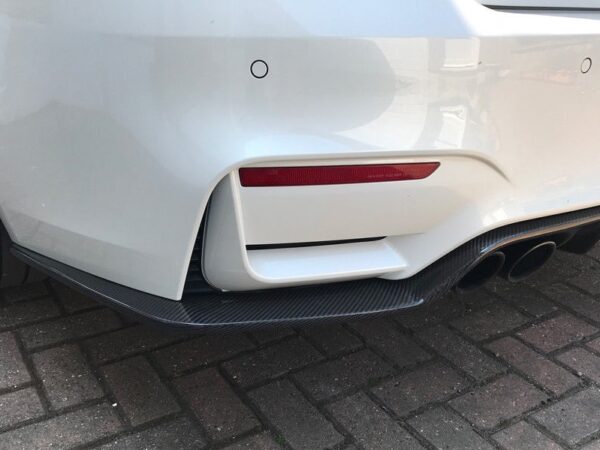 Bmw f80 f82 f83 m3 m4 3d style carbon fiber rear diffuser