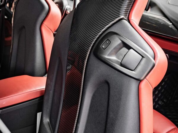 Bmw f80 f82 f83 m3 m4 prepreg carbon fiber back seat trim covers