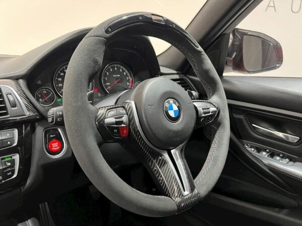 Bmw f80 f82 f85 f86 f87 m2 m3 m4 x5m x6m performance carbon fiber steering wheel trim