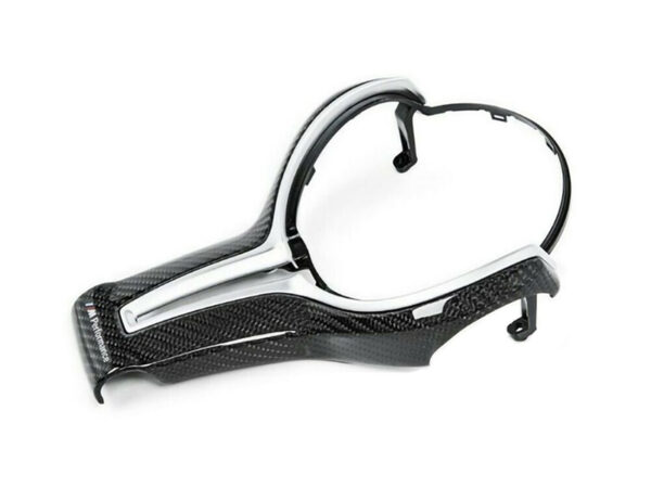 Bmw f80 f82 f85 f86 f87 m2 m3 m4 x5m x6m performance carbon fiber steering wheel trim