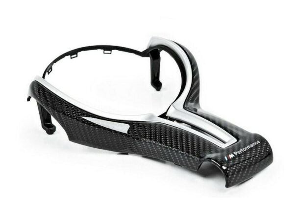 Bmw f80 f82 f85 f86 f87 m2 m3 m4 x5m x6m performance carbon fiber steering wheel trim