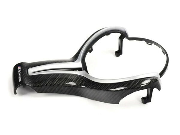 Bmw f80 f82 f85 f86 f87 m2 m3 m4 x5m x6m performance carbon fiber steering wheel trim