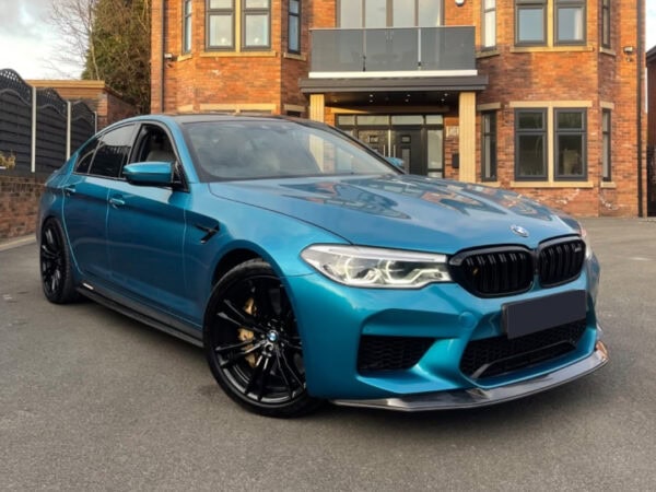 Bmw m5 f90 pre lci gts style carbon fiber front splitter