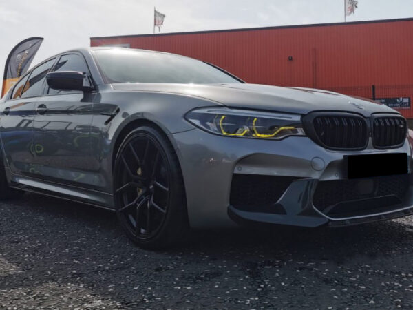 Bmw f90 m5 pre lci prepreg carbon fiber str style front splitter