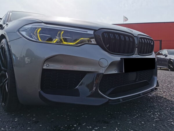 Bmw f90 m5 pre lci prepreg carbon fiber str style front splitter
