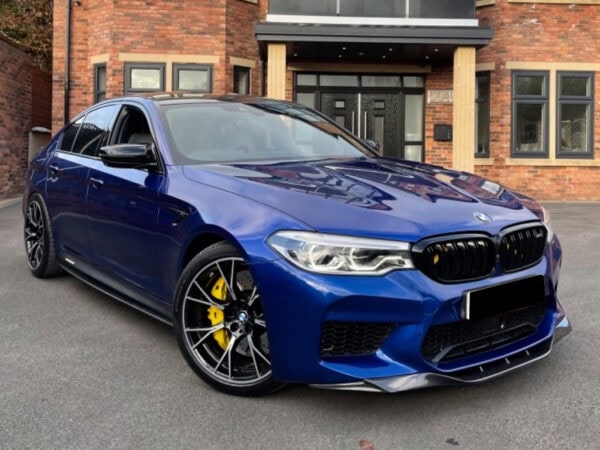 Bmw f90 m5 pre lci carbon fiber rkp style front splitter