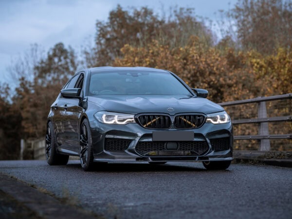 Bmw f90 m5 pre lci carbon fiber 3d style front splitter