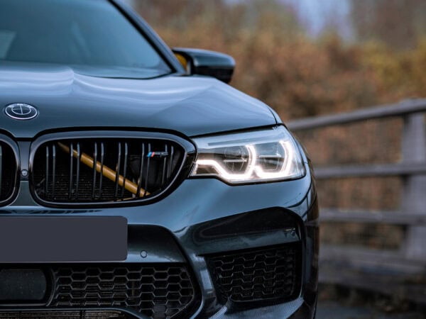 Bmw f90 m5 pre lci carbon fiber 3d style front splitter