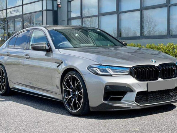 Bmw m5 f90 lci performance style prepreg carbon fiber front splitter