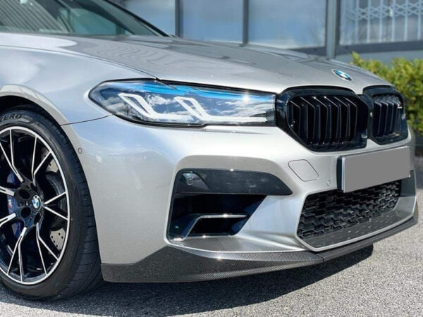 Bmw m5 f90 lci performance style prepreg carbon fiber front splitter