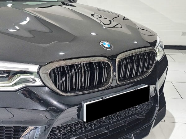 Bmw 5 series g30 g31 f90 m5 pre lci m carbon fiber double kidney grilles