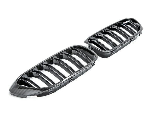 Bmw 5 series g30 g31 f90 m5 pre lci m carbon fiber double kidney grilles