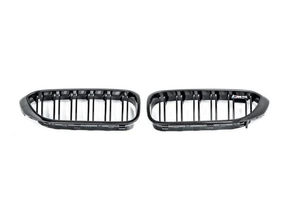 Bmw 5 series g30 g31 f90 m5 pre lci m carbon fiber double kidney grilles