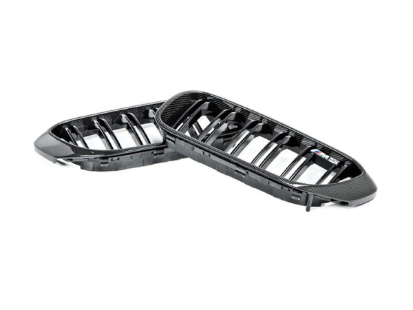 Bmw 5 series g30 g31 f90 m5 pre lci m carbon fiber double kidney grilles