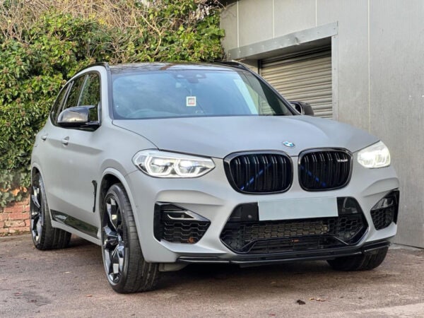 Bmw x3m f97 x4m f98 str style gloss black front spliter