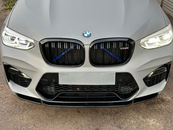 Bmw x3m f97 x4m f98 str style gloss black front spliter