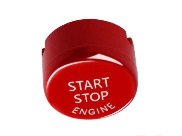 Bmw f series start stop red engine button with off