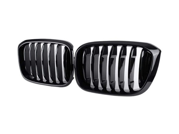 Bmw x3 x4 g01 g02 pre lci gloss black single kidney grilles