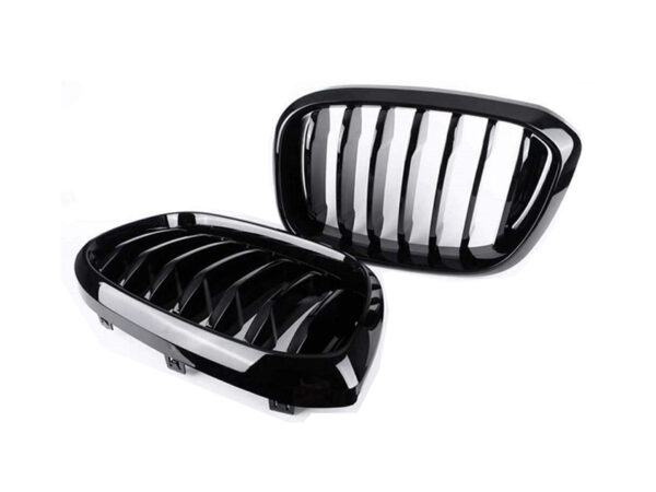 Bmw x3 x4 g01 g02 pre lci gloss black single kidney grilles