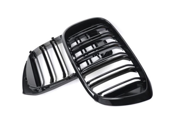 Bmw x3 x4 g01 g02 pre lci m style gloss black double kidney grilles
