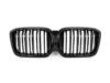 BMW X3 X4 G01 G02 LCI M Style GLOSS BLACK Double Kidney Grilles