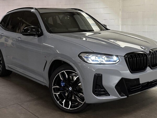 Bmw x3 x4 g01 g02 lci m style gloss black double kidney grilles