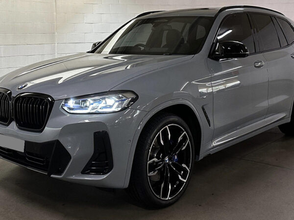 Bmw x3 x4 g01 g02 lci m style gloss black double kidney grilles