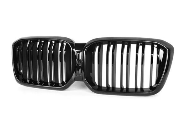 Bmw x3 x4 g01 g02 lci m style gloss black double kidney grilles