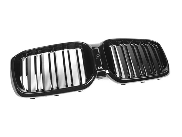 Bmw x3 x4 g01 g02 lci m style gloss black double kidney grilles