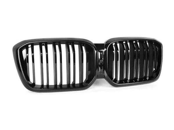 Bmw x3 x4 g01 g02 lci m style gloss black double kidney grilles