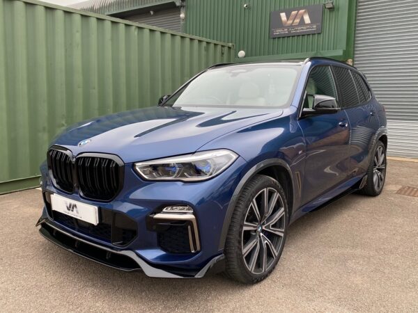 Bmw x5 g05 f95 x5m gloss black double kidney grilles