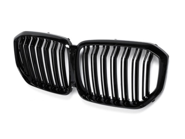 Bmw x5 g05 f95 x5m gloss black double kidney grilles