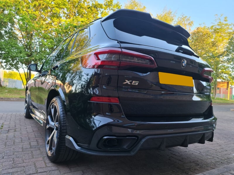 Bmw x5 g05 m sport competition style carbon fiber roof spoiler