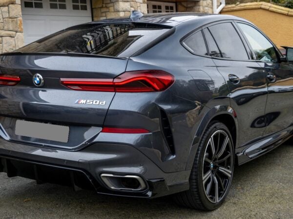 Bmw x6 g06 m sport black knight v1 gloss black full body kit