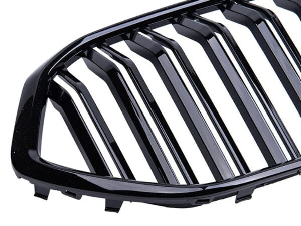 Bmw x6 g06 f96 x6m gloss black double kidney grilles