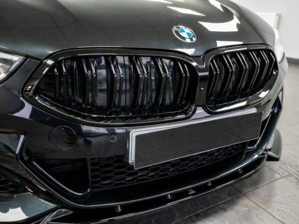 Bmw 8 series g14 g15 g16 f91 f92 f93 m8 gloss black double kidney grilles