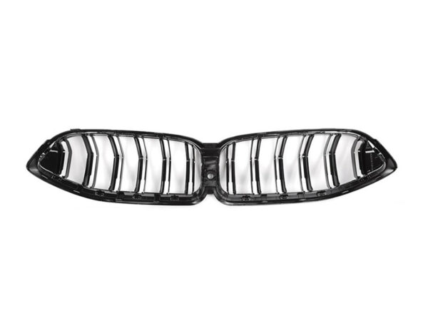 Bmw 8 series g14 g15 g16 f91 f92 f93 m8 gloss black double kidney grilles