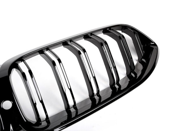 Bmw 8 series g14 g15 g16 f91 f92 f93 m8 gloss black double kidney grilles