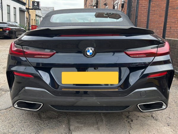 Bmw 8 series g14 f91 m8 vrs style prepreg carbon fiber boot spoiler
