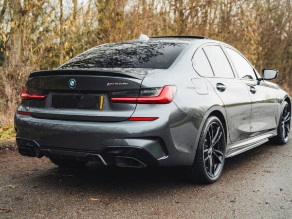 Bmw 3 series g20 g80 m3 performance style gloss black boot spoiler