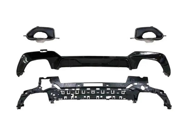 Bmw 3 series g20 g21 m sport performance m340i exhaust tips rear diffuser set