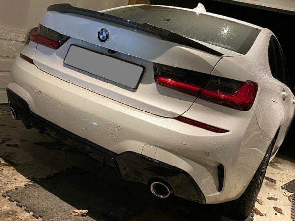 Bmw 3 series g20 g80 m3 vrs m4 style carbon fiber boot spoiler