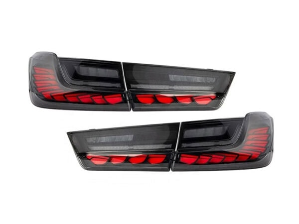 Bmw 3 series g20 g80 m3 cs gts oled style smoked rear tail lights