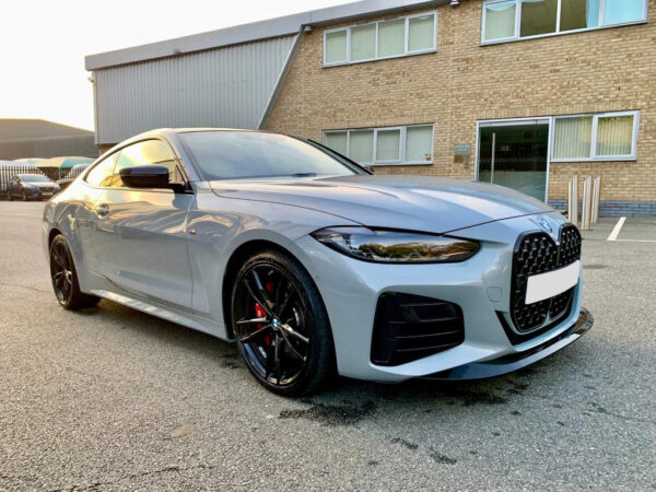 Bmw 4 series m sport g22 g23 performance gloss black front splitter