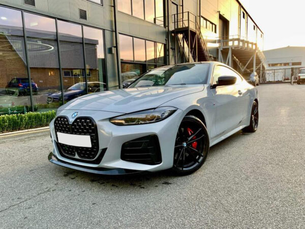 Bmw 4 series m sport g22 g23 performance gloss black front splitter